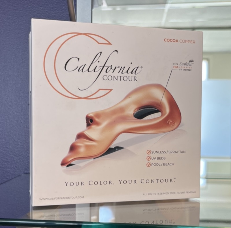 Get the California Contour Tanning Shield at Broad Ripple Tans in Indy!